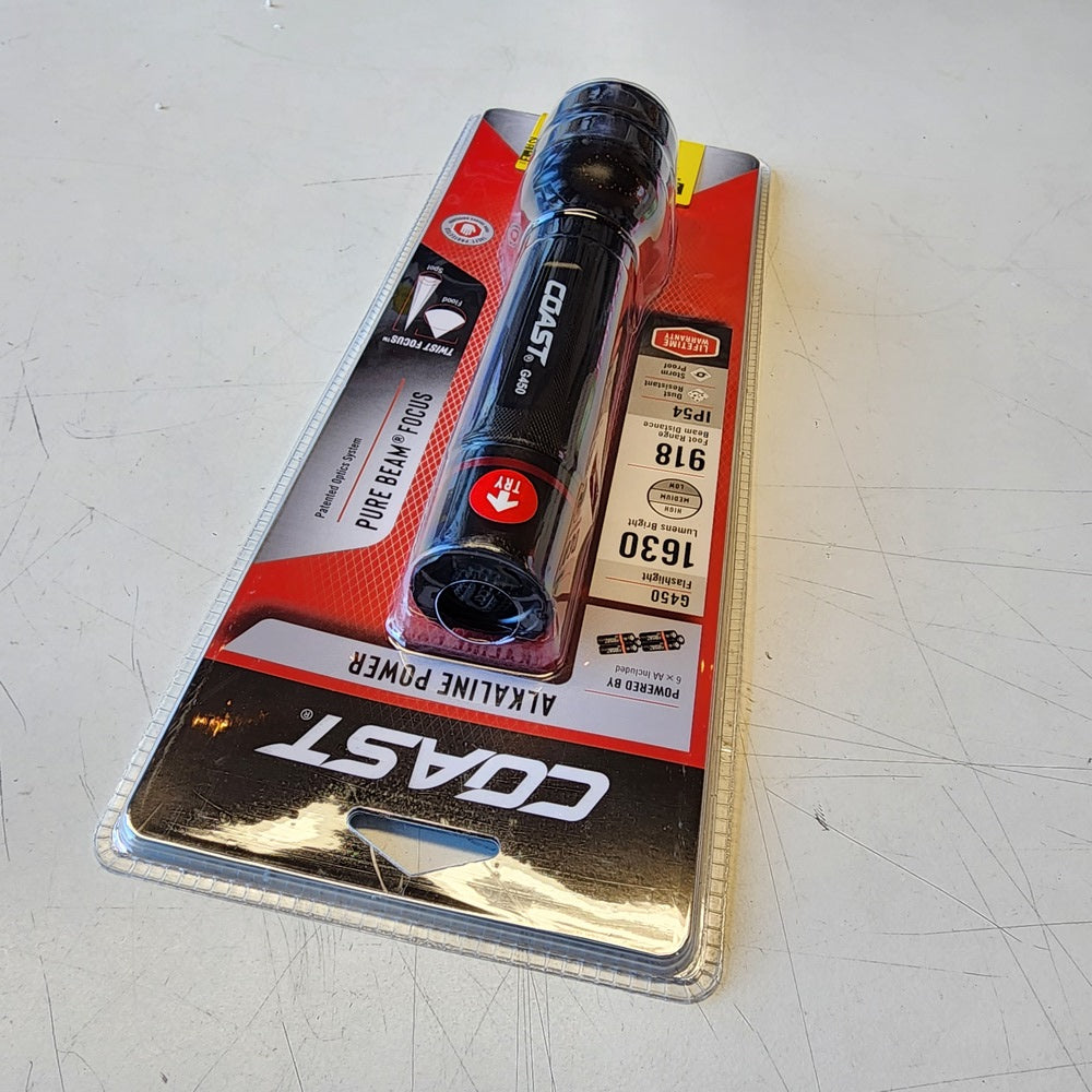 G450 1630 Lumens Alkaline LED Handheld Flashlight (21864) G450 1630 Lumens Alkaline LED Handheld Flashlight (21864)